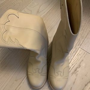 Chanel Cowboy Boots